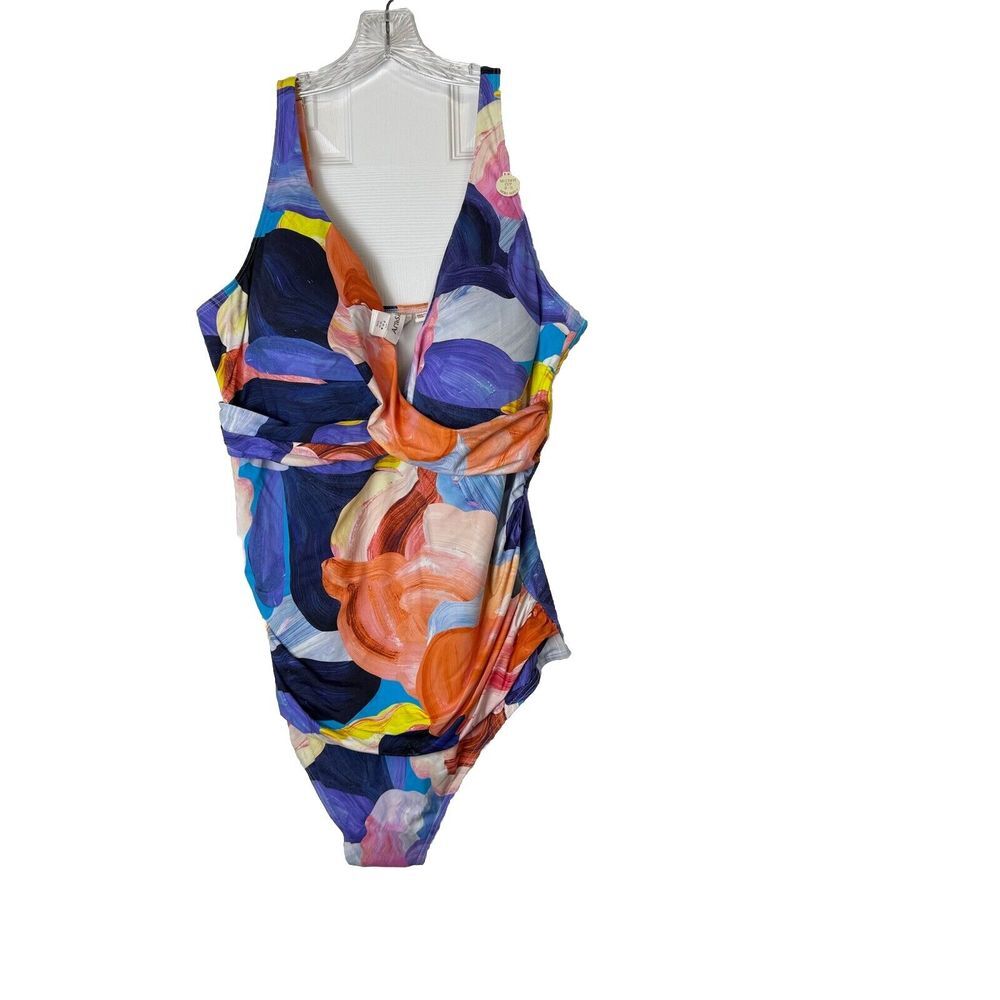 Artesands One Piece Swimsuit Women's Sz 20+ NWT Multi-fit Cup‎ D-G